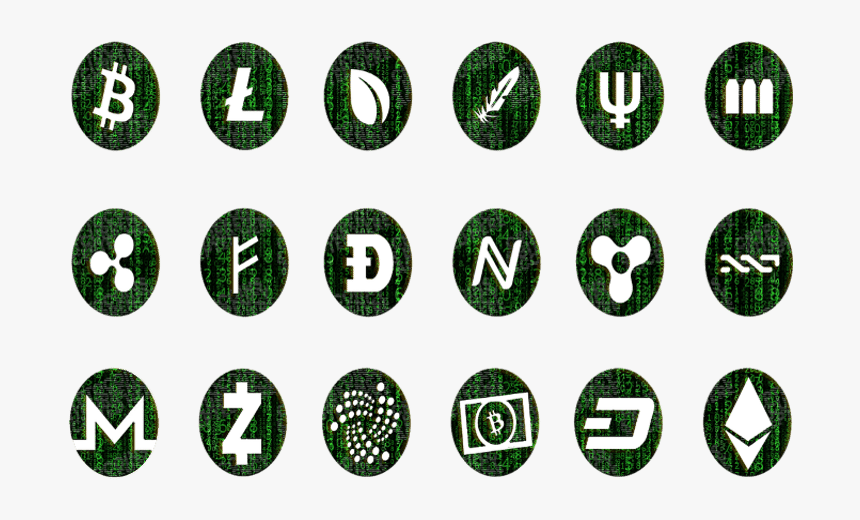 Transparent Raining Coins Png - Transparent Cryptocurrency Png, Png Download