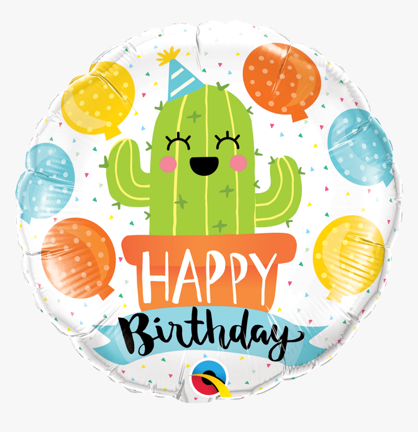 Happy Birthday With Cactus, HD Png Download
