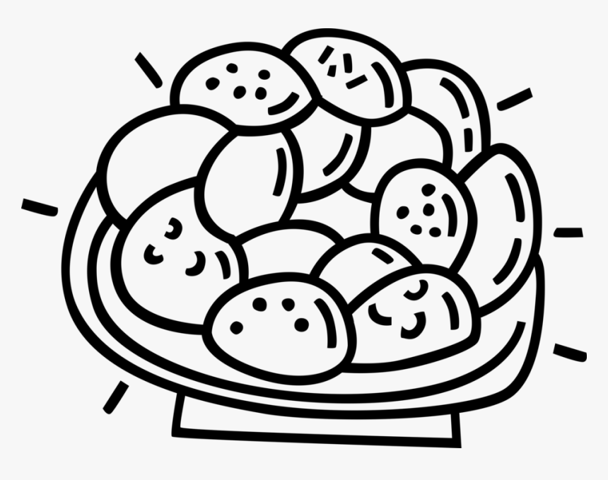 Vector Illustration Of Baking Plate Of Cookie Biscuits - Cookie, HD Png Download