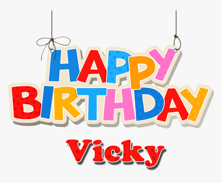 Curly Happy Birthday Name Png - Graphic Design, Transparent Png