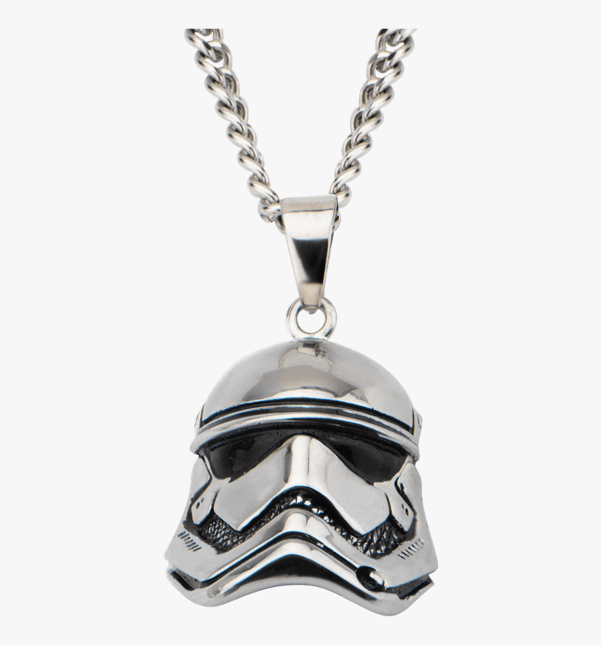 First Order Stormtrooper 3d Helmet Necklace - Star Wars Jewelry Kylo Ren, HD Png Download