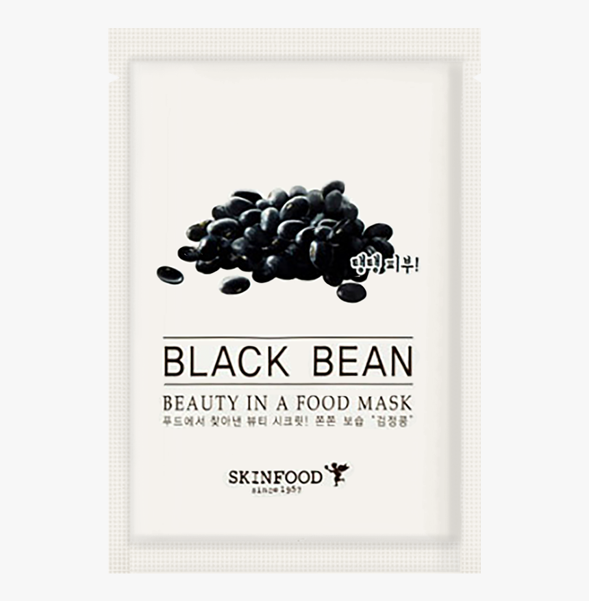 Skinfood Sheet Mask Black Bean, HD Png Download