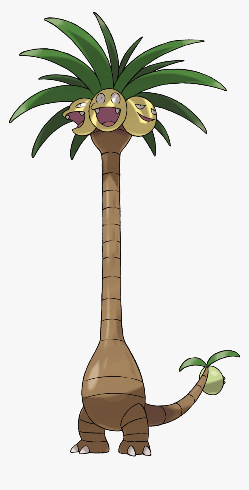 Pokemon Exeggutor Alola Form, HD Png Download