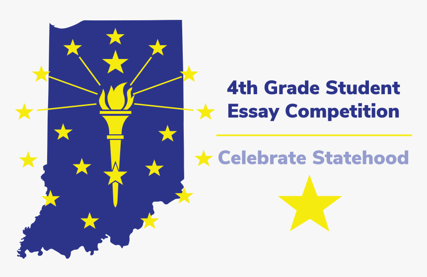 Indiana State Shaped Flag, HD Png Download