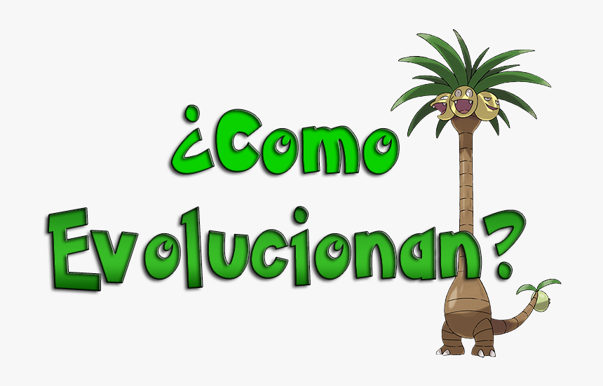 Metodo De Evolucion De Los Pokemon Con Forma Alola - Evolucionar A Exeggutor Alola, HD Png Download