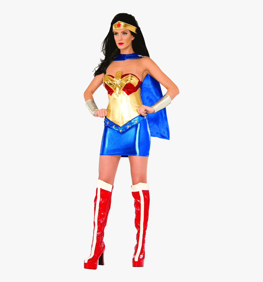 Wonder Woman Corset Costume - All The Wonder Woman, HD Png Download