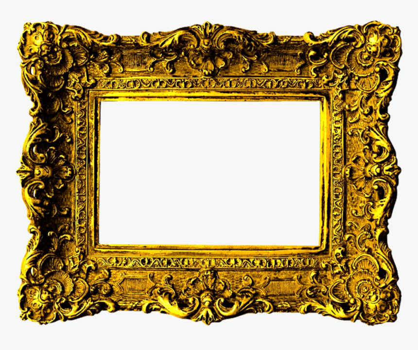Beautiful Gold Victorian Fram - Victorian Gold Picture Frame, HD Png Download