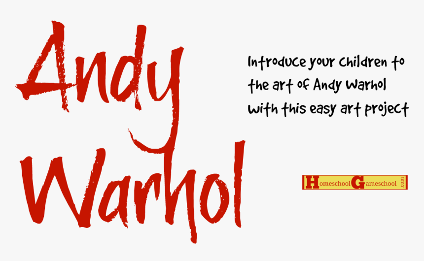 Introduce Your Children To The Art Of Andy Warhol With, HD Png Download