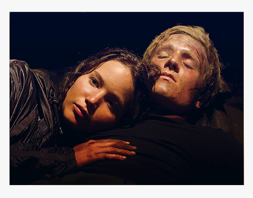 Katniss And Peeta (josh Hutcherson) In The Hunger Games - Hunger Games Peeta And Katniss In The Cave, HD Png Download