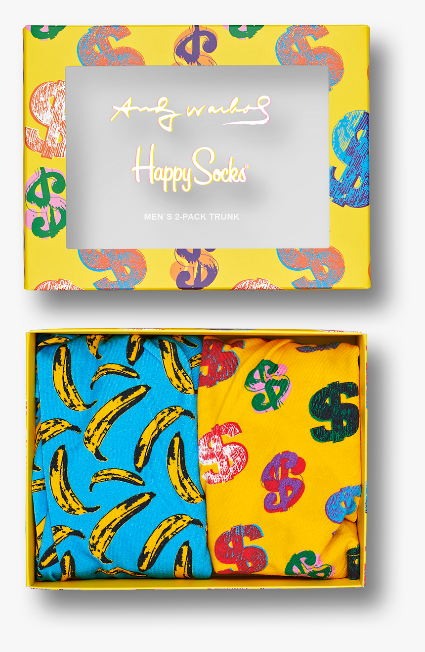 Product Image - Happy Socks - 2-pack Andy Warhol Trunk Box Set - Crazy, HD Png Download