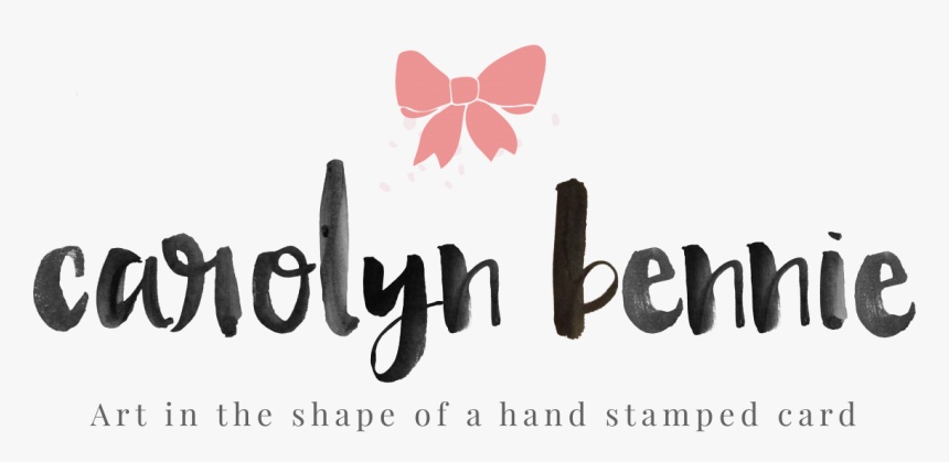 Carolyn Bennie - Stampin - Calligraphy, HD Png Download