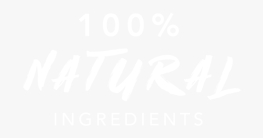 100 Natural Ingredients - Johns Hopkins White Logo, HD Png Download