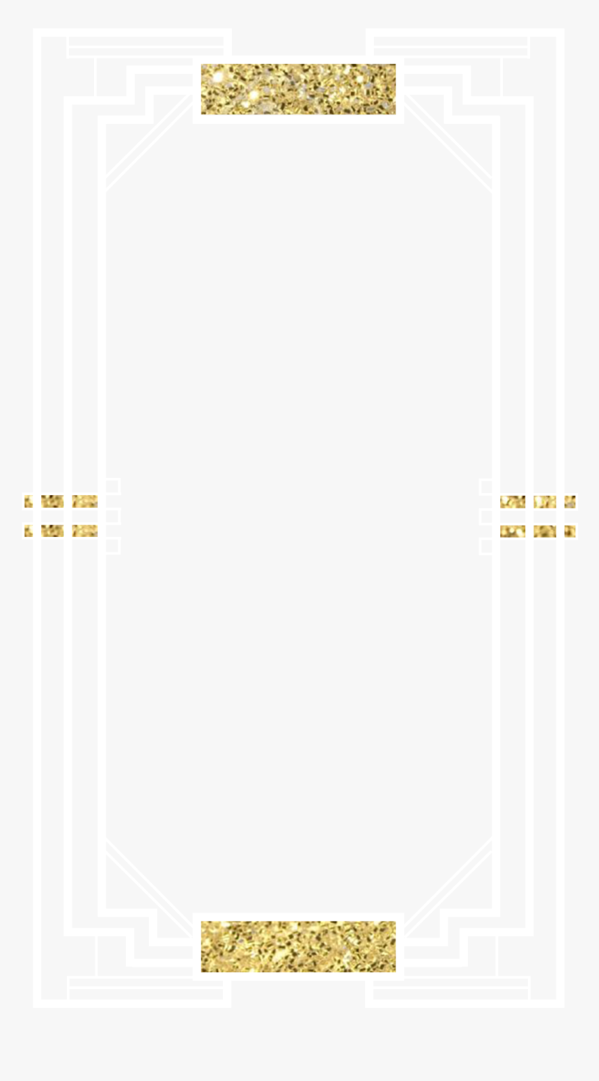 Art Deco Gold Frame, HD Png Download