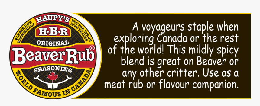 What Is Haupys Beaver Rub Original Seasoning - Haupy's Moose Rub, HD Png Download