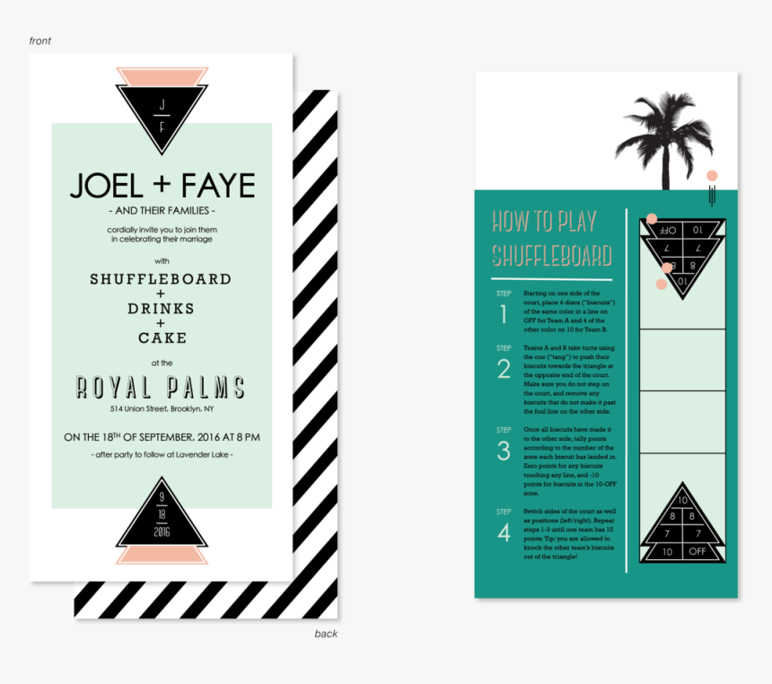 Nyc Invites Front And Back, HD Png Download