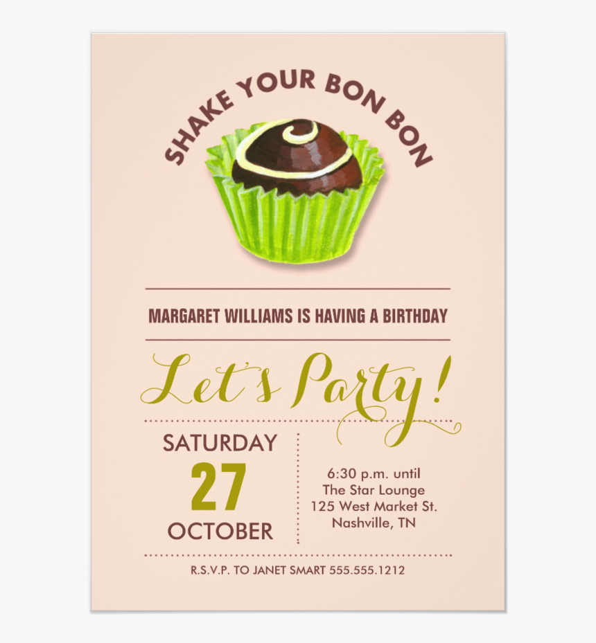 Camp Out Party 5 X 7   - Cupcake, HD Png Download