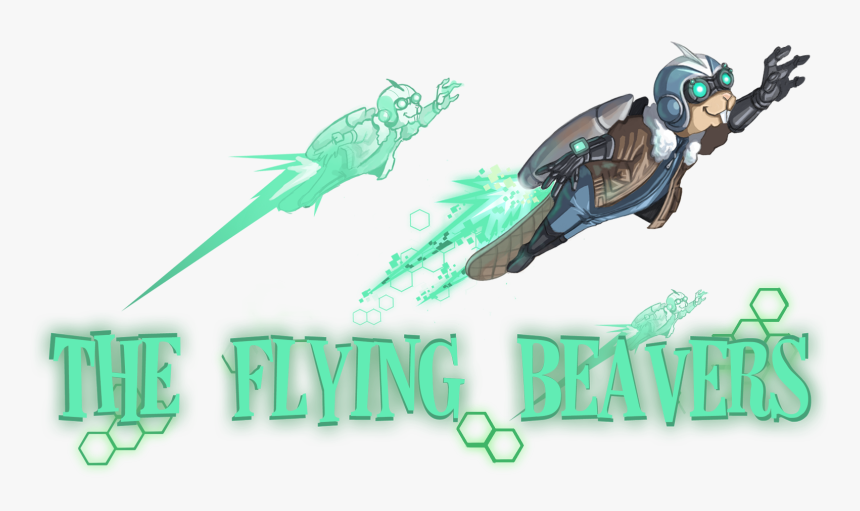 The Flying Beavers - Illustration, HD Png Download