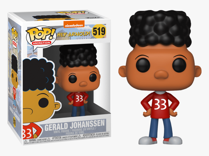 Gerald Johanssen Pop Vinyl Figure - Funko Pop Hey Arnold Gerald, HD Png Download