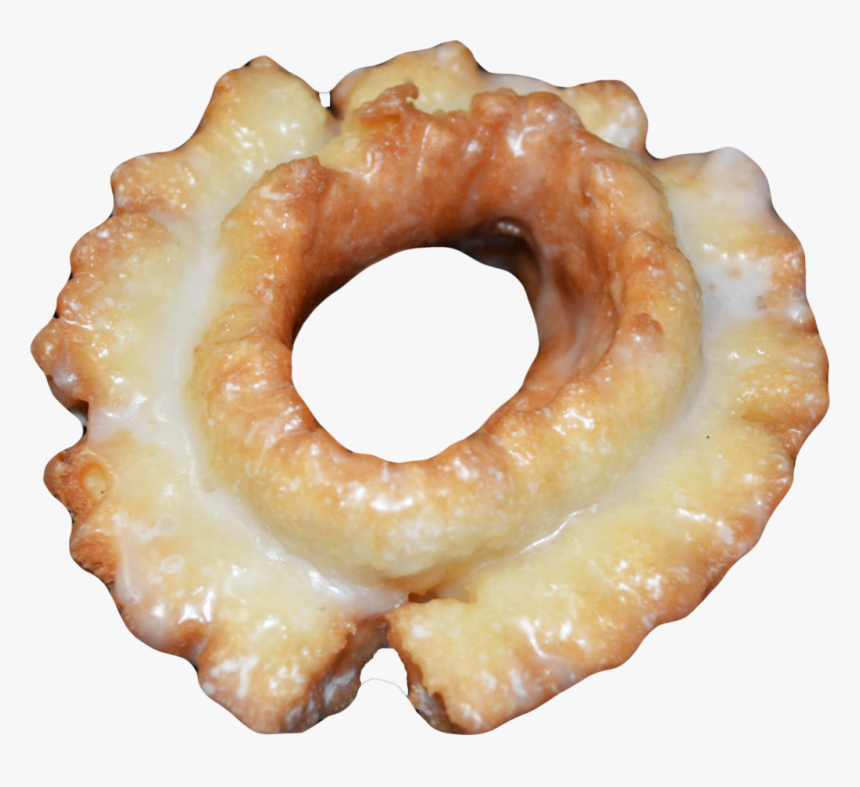 Classic Glazed Old Fashioned Cake Doughnut, HD Png Download