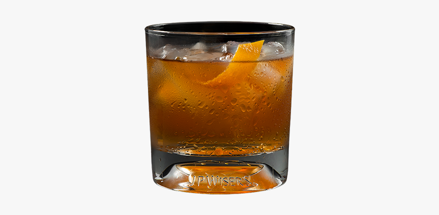 Old Fashioned Cocktail In Rocks Glass With J - Whiskey Cocktail Black Background, HD Png Download