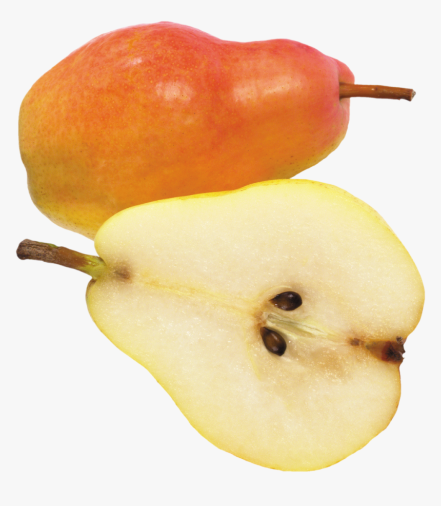 Pear Png Image - طراحی میوه گلابی نصف شده, Transparent Png