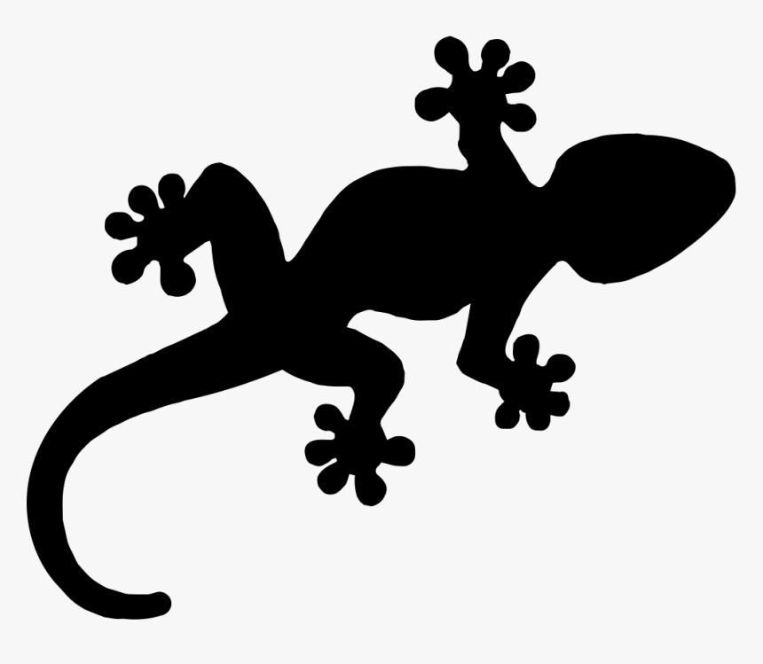 Gecko Reptile Shape - Reptile Icon, HD Png Download