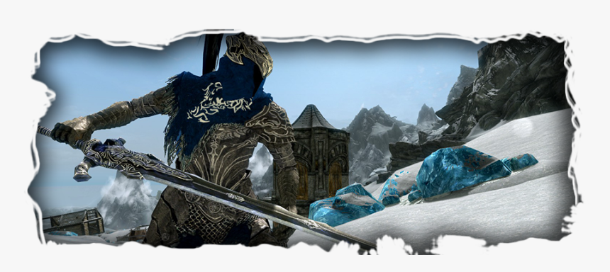 Skyrim Dark Souls Weapon Mod, HD Png Download
