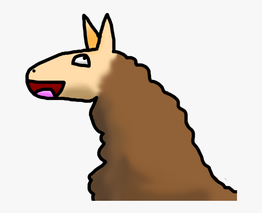 Clip Art Png For Free - Llama Cartoon Transparent Background, Png Download