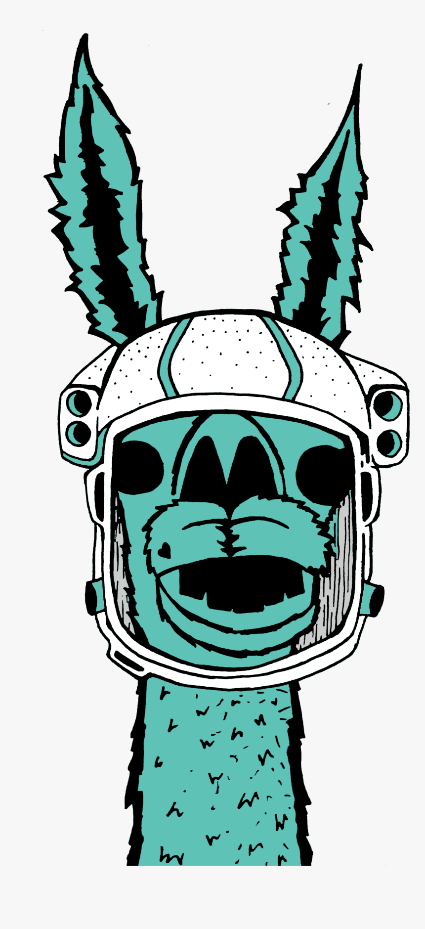 Transparent Llama Head Png - Illustration, Png Download