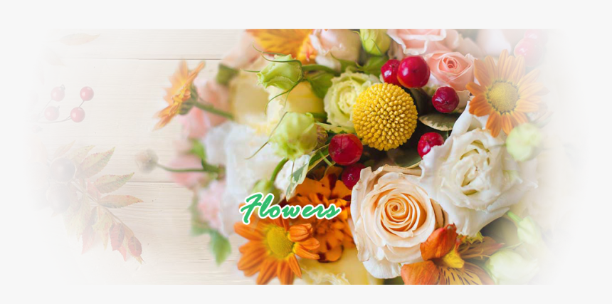 Garden Roses - Autumn Flowers, HD Png Download