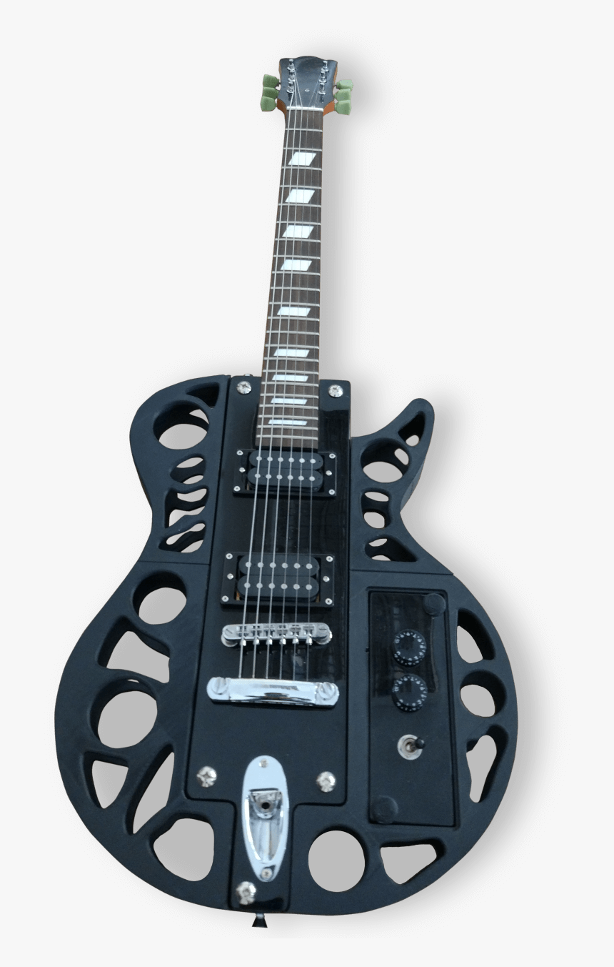 Transparent Electric Guitar Png - Guitarra Impresa En 3d, Png Download