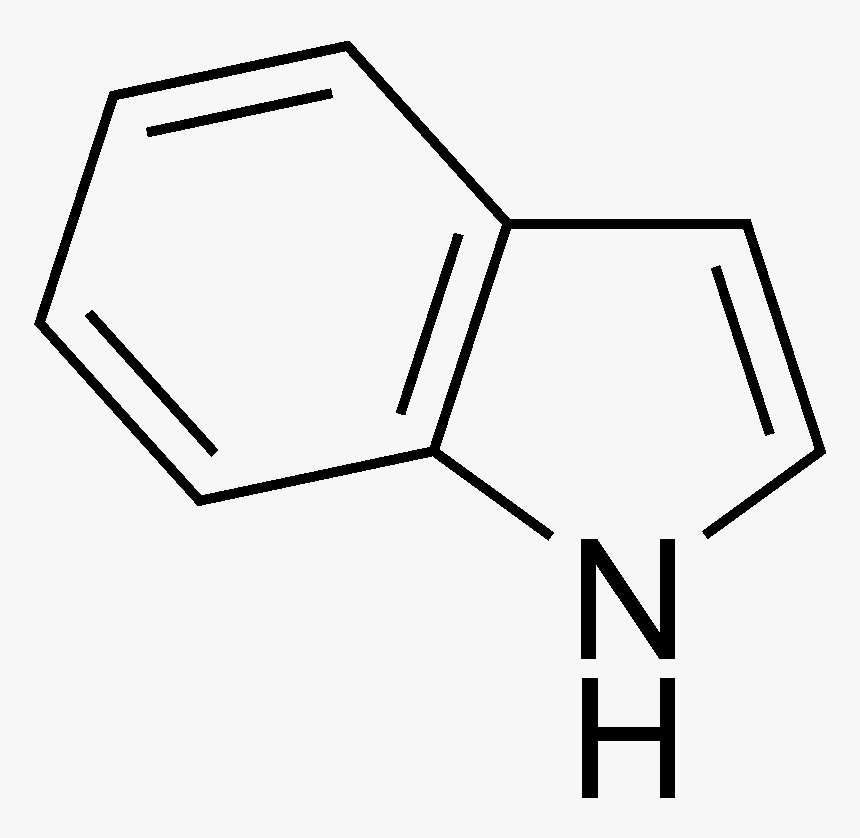 Indole Structure - Dibenzofuran, HD Png Download