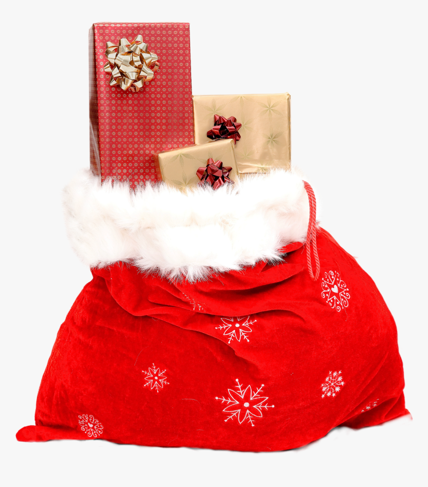 Christmas Sack Gift Png Transparent Image, Png Download