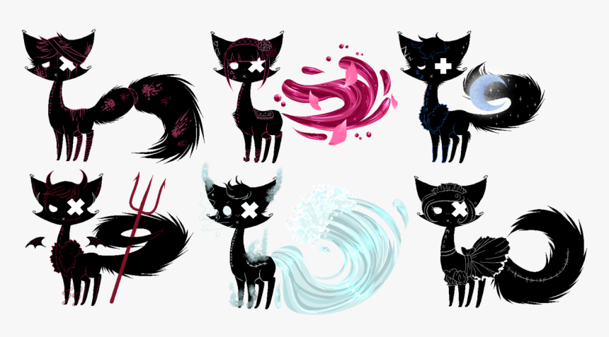 Transparent Cat Shadow Clipart - Shadow Cat Drawing, HD Png Download