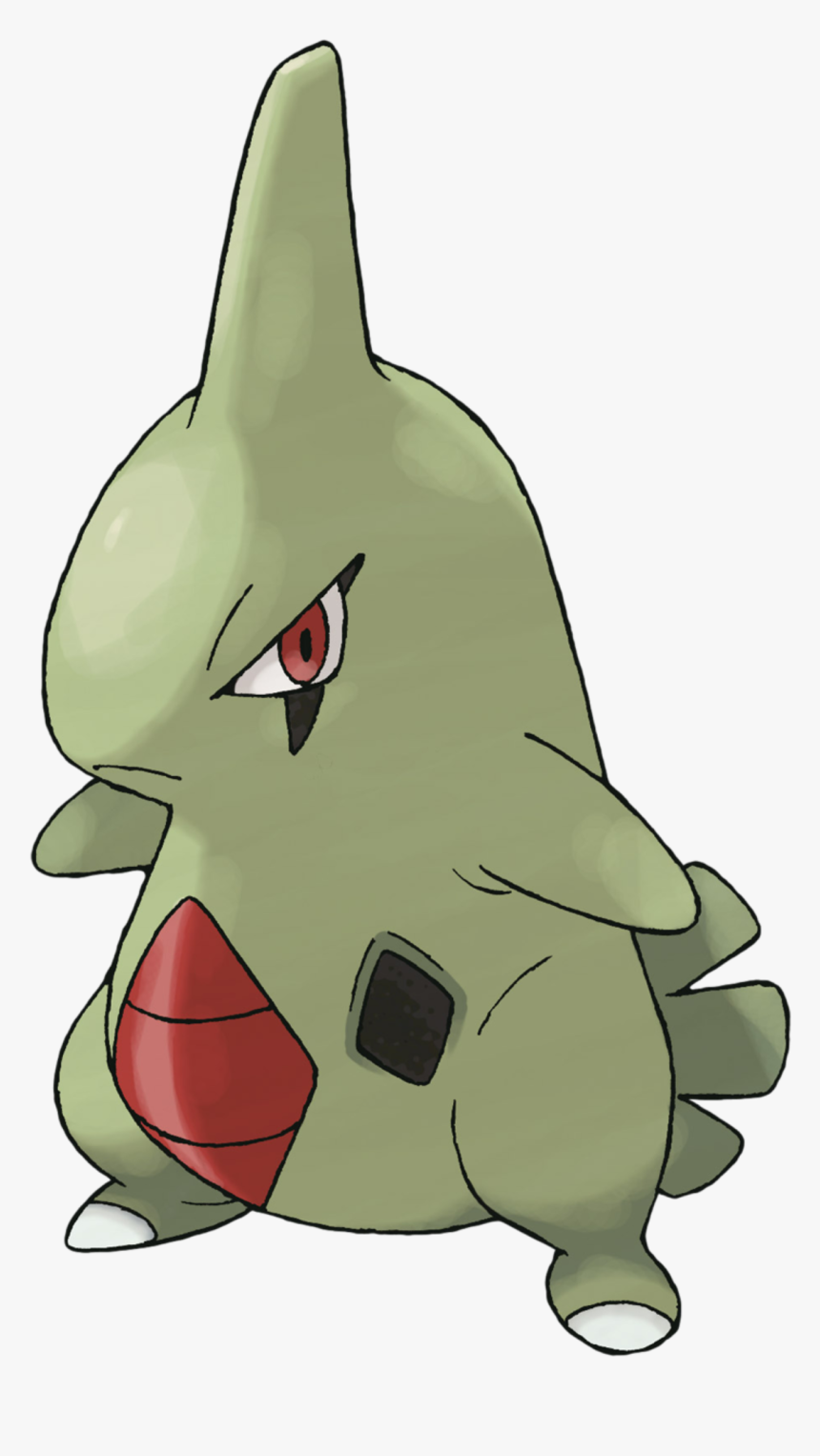 Larvitar Sugimori Artwork - Pokemon Larvitar, HD Png Download