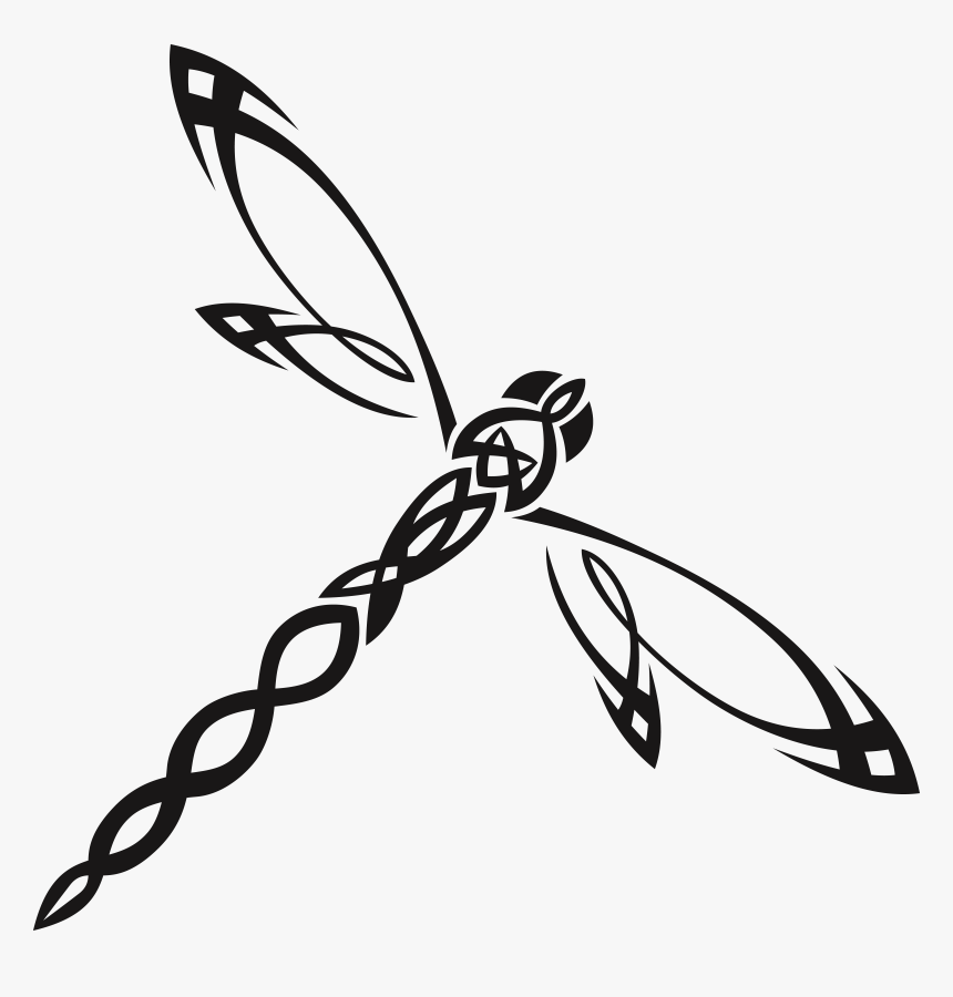 Tribal Dragonfly, HD Png Download
