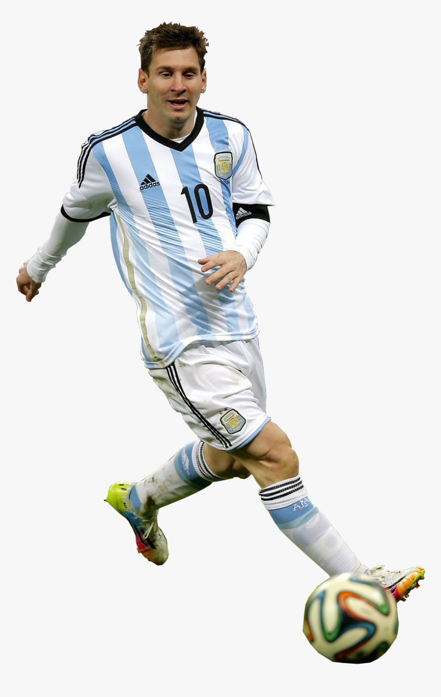 Messi Argentina 2014 Png - Messi Argentina White Background, Transparent Png