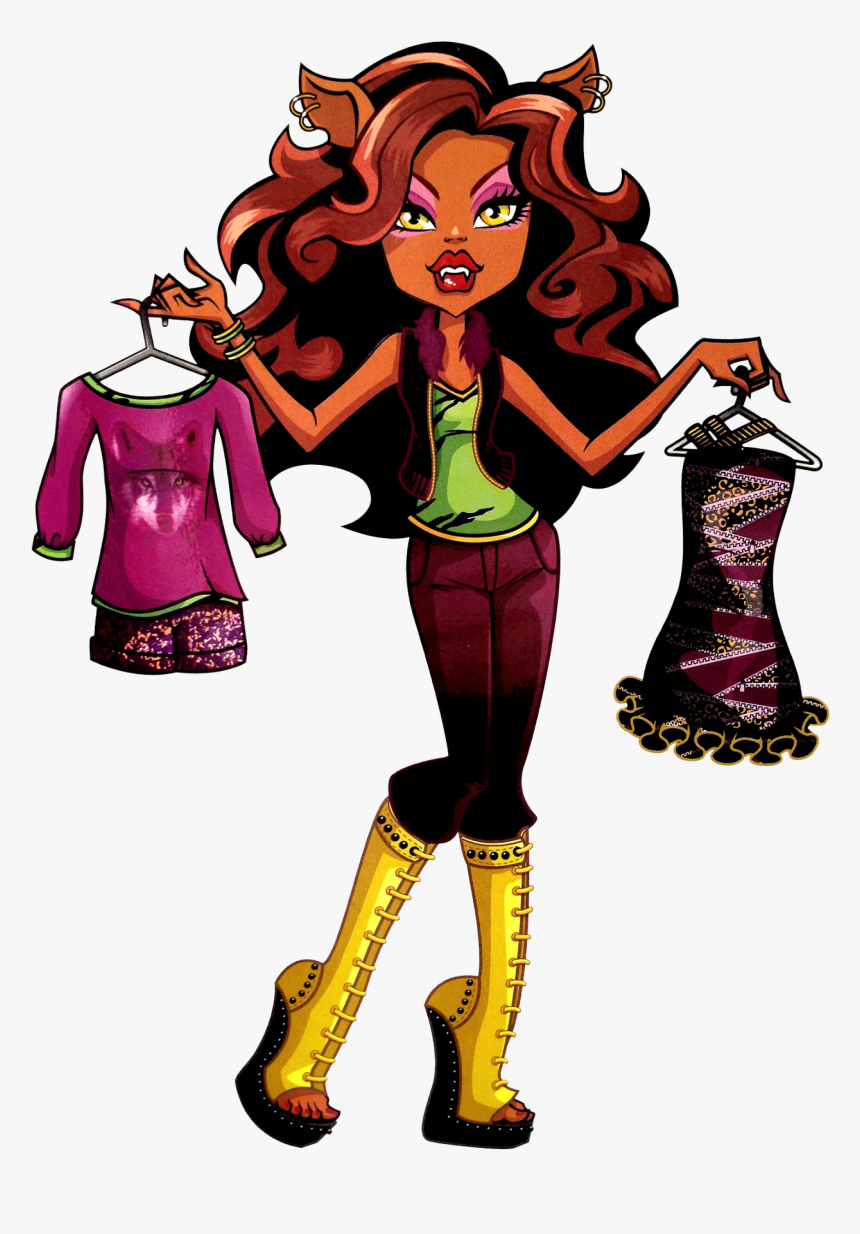 Monster High Werewolf Clawdeen, HD Png Download