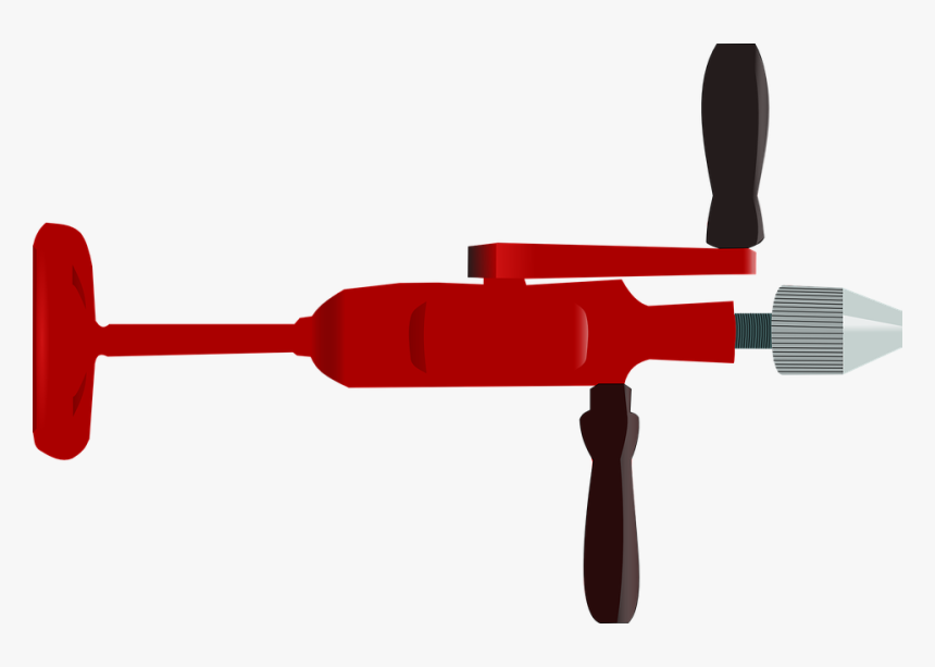 Brace, Bit, Tools, Drill, Hand, Powered, Carpentry - Berbiqui Png, Transparent Png