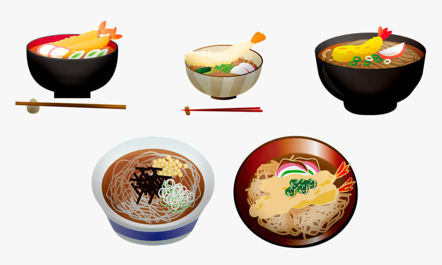 Japanese Tempura, Soup, Food, Japan, Tempura, Seafood - Lamian, HD Png Download