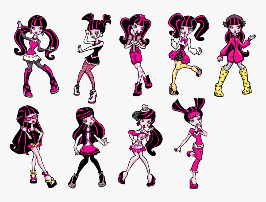 Transparent Monster High Clipart - Draculaura Monster High Dolls, HD Png Download