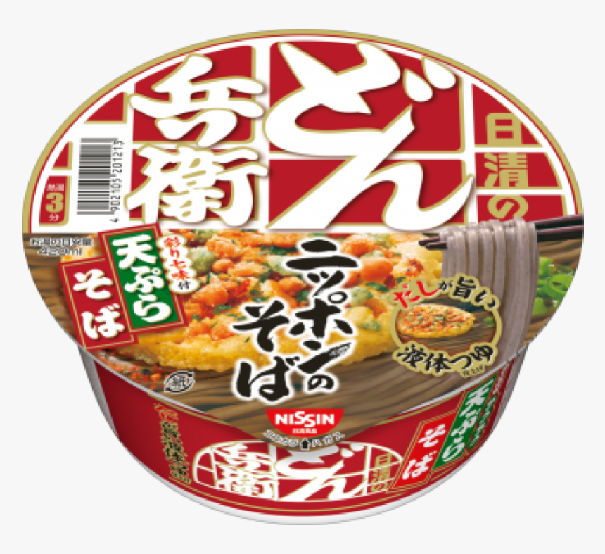 Nissin Tempura Soba - どん 兵衛 スパイシー 豚 カレー うどん, HD Png Download