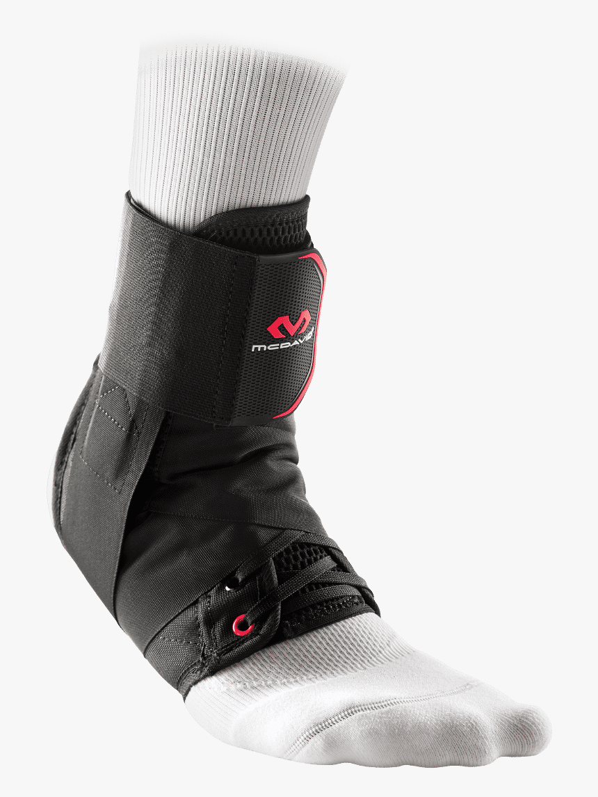 195 Ankle Support With Straps Black - Mcdavid Ankle Brace, HD Png Download