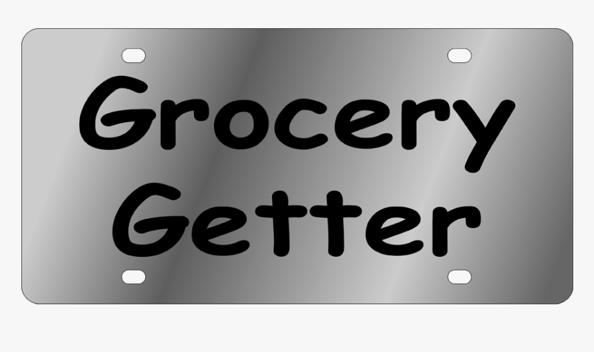 Lifestyle - Ss Plate - Grocery Getter - Art, HD Png Download