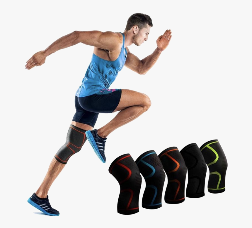 Painless Knee Support Brace Compression Gear For Running - Knee Support For Running, HD Png Download