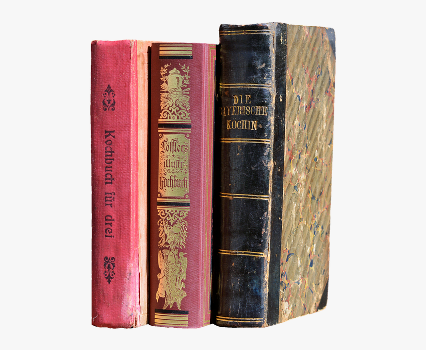 Books, Old Books, Old Cooking Books, Cooking Books - Book, HD Png Download