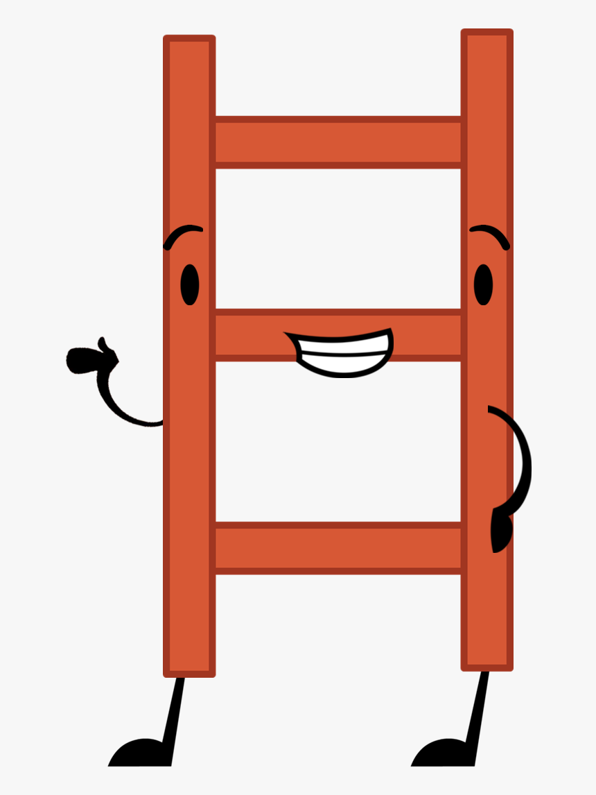Image Pose Object Shows - Bfdi Ladder, HD Png Download