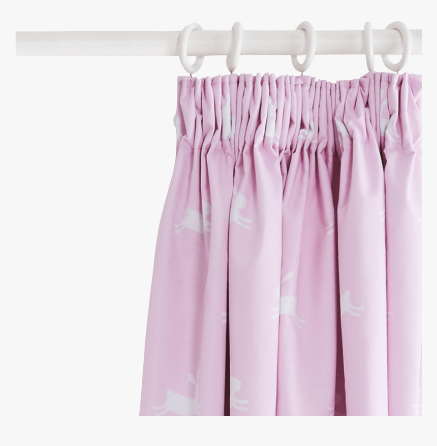 Children S Blackout Curtains, Bunny Hop - Hd White Pink Window Cloth Png, Transparent Png