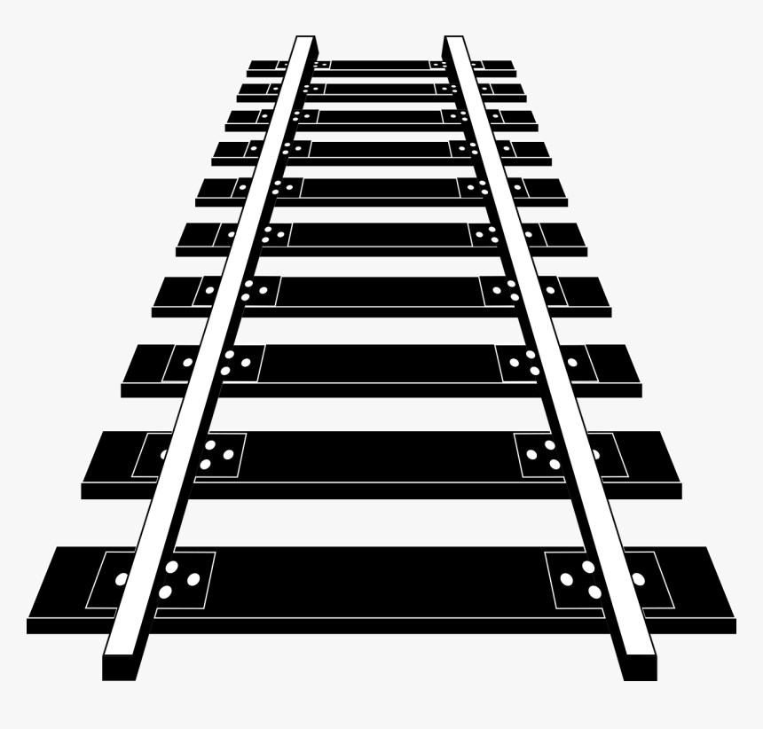 Railroad Tracks Clip Art, HD Png Download