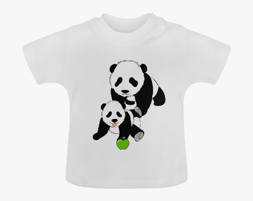 Mother And Baby Panda Baby Classic T-shirt - Panda, HD Png Download